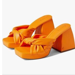 Circus Ny By Sam Edelman Marianna Women's Shoes Fiji Flower - Orange Cream